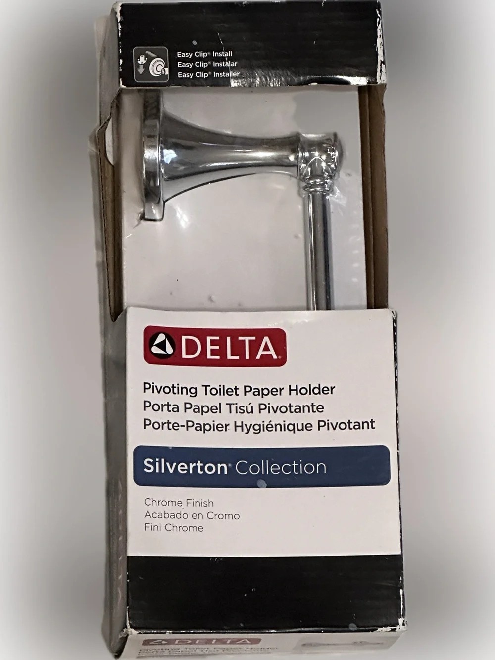 Delta Silverton Chrome Pivoting Toilet Paper Holder